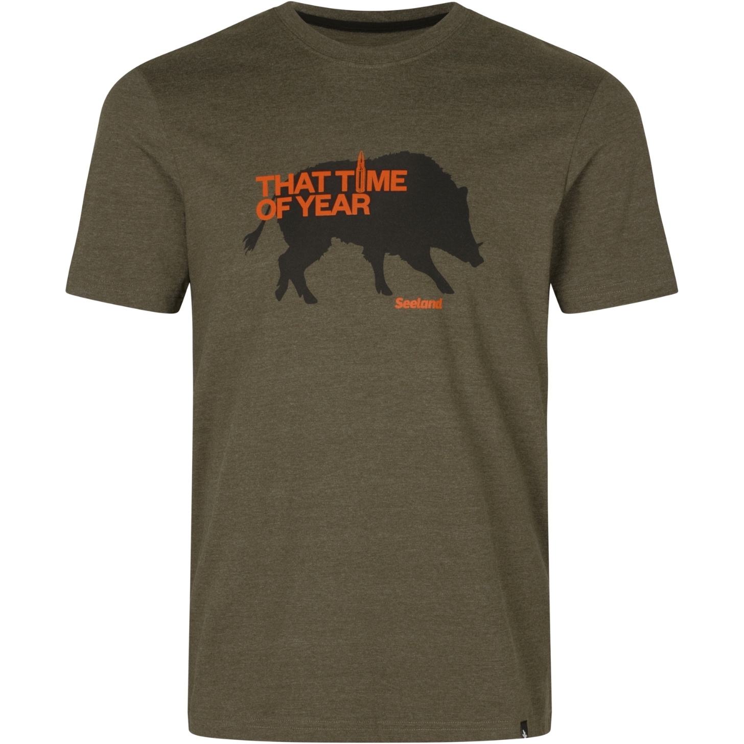Seeland Mens That Time T-shirt 40351 - Pine Green Melange